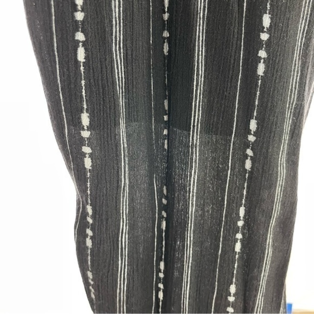 Allison Joy Corey Black Patterned Pants - Picture 13 of 17